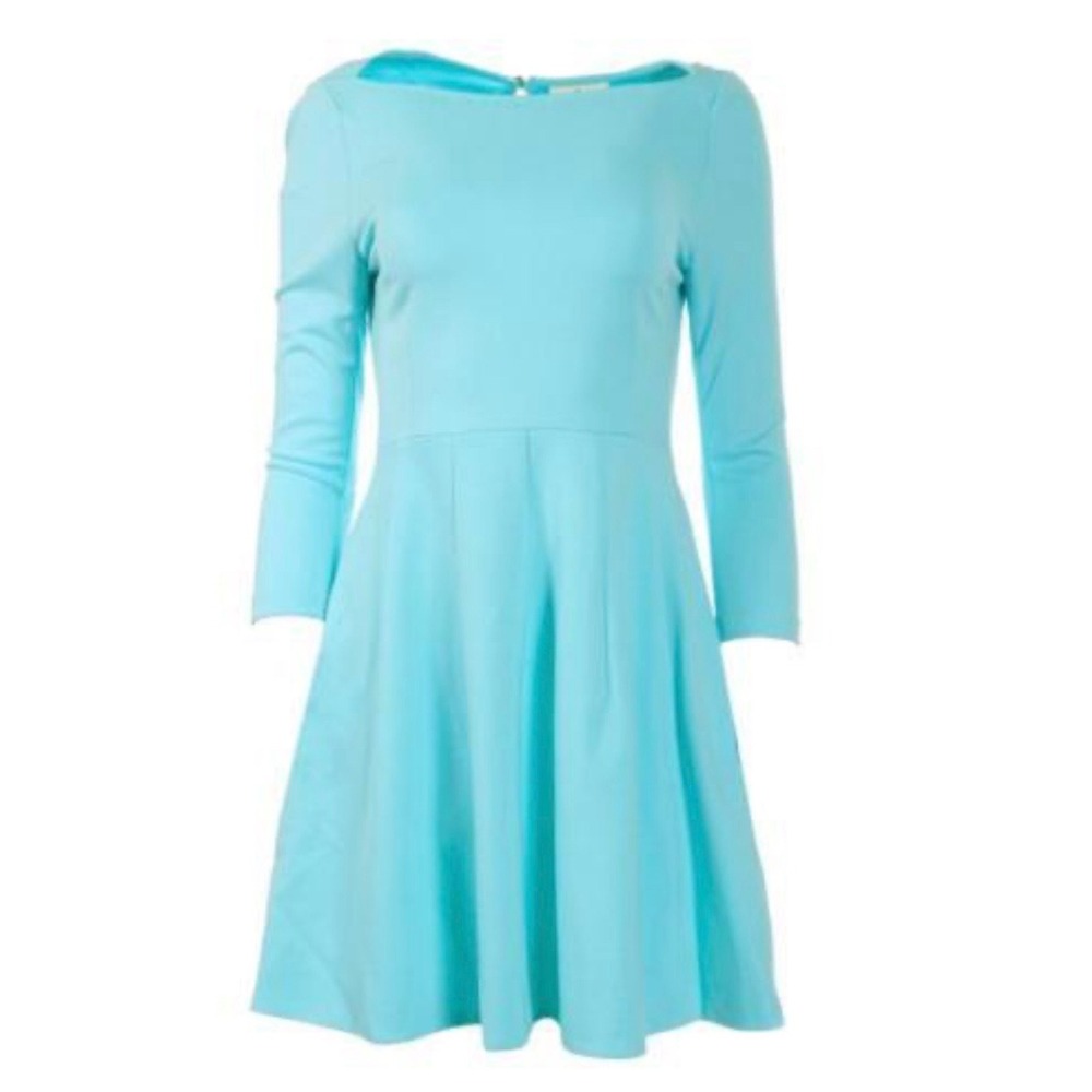 Kate Spade Dress Knee Length Tiffany Blue Cocktail Party Luxury Vintage Medium